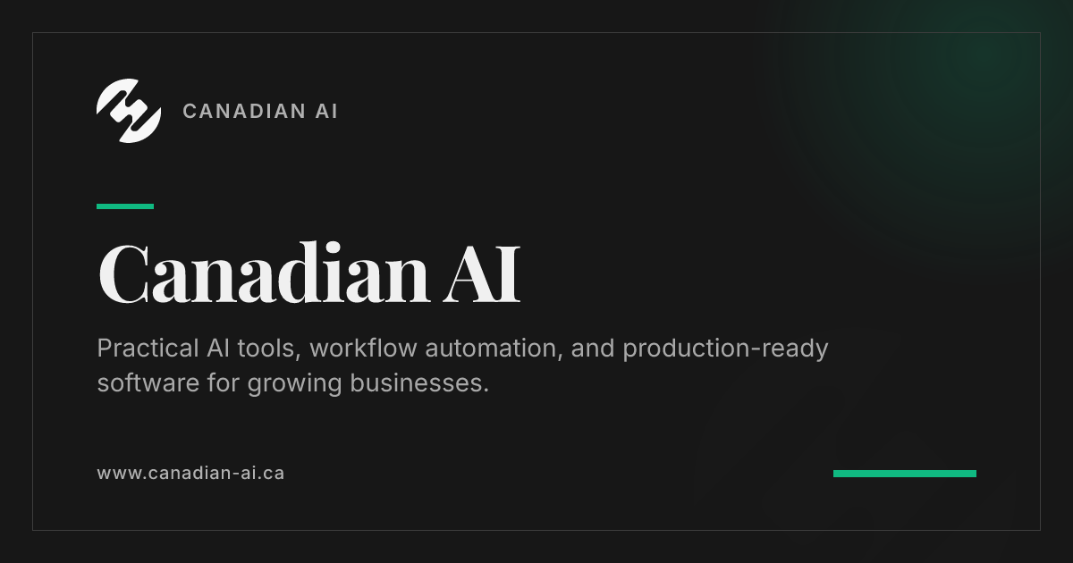 Canadian AI blog article image